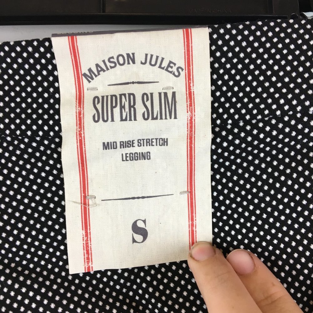 Maison Jules Super Slim Mid Rise Stretch Legging - Picture 3 of 8